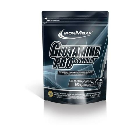 Ironmaxx Glutamine Pro Pulver, 300 G Pose