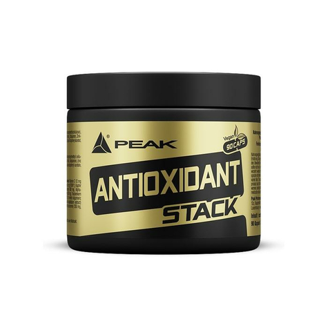 Peak Performance Antioxidant Stack, 90 Kapsler Dosis
