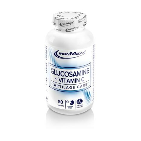 ironmaxx glucosamin + vitamin c, 90 tabletter dosis