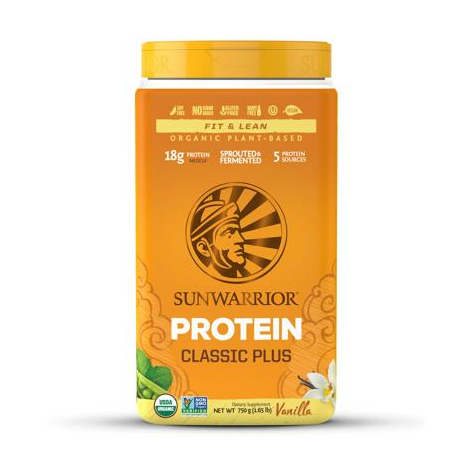 Sunwarrior Classic Plus Protein, 750g Dåse -Bio-