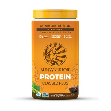 Sunwarrior Classic Plus Protein, 750g Dåse -Bio-