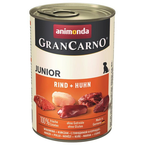 Animonda Dog Grancarno,Carno Junior Oksekød-Kylling 400g D