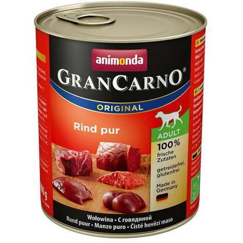 Animonda Hund Grancarno,Carno Voksen Oksekød 800g D