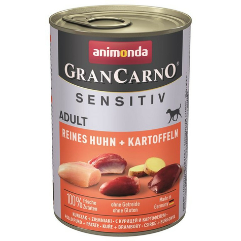 Animonda Dog Grancarno Sensitive,Carno Sensi Kylling+Kartoffel 400gd