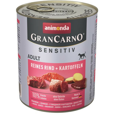 Animonda Dog Grancarno Sensitive,Carno Sensi Oksekød+Kartoffel 800gd
