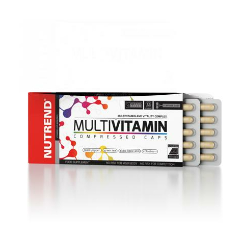Nutrend Multivitamin Komprimerede Kapsler, 60 Kapsler