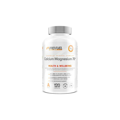 Profuel Calcium & Magnesium 70+, 120 Kapsler Kan