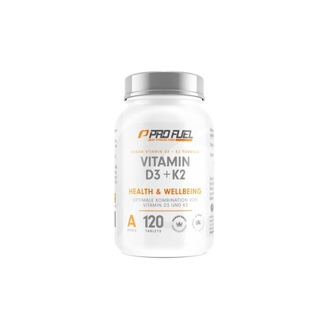 Profuel Vitamin D3 + K2, 120 Tabletter Dosis