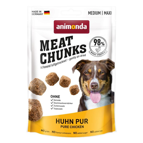 Animonda Dog Snacks,Ani.Meat Chunks Pure Chicken 80g