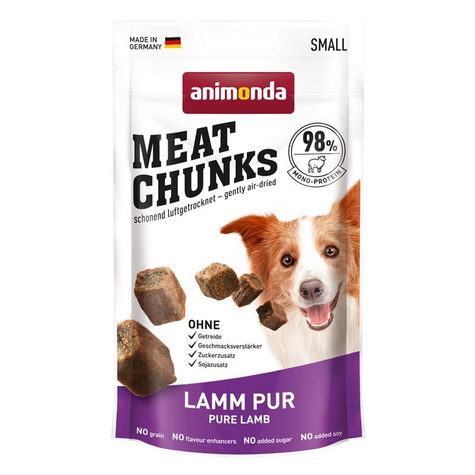 Animonda Hundesnacks, Ani.Meat Chunks Rent Lam 60g