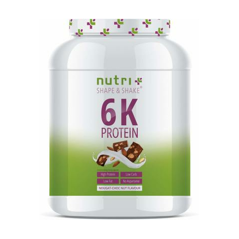 Nutri+ Vegansk 6k Proteinpulver, 1000 G Dåse