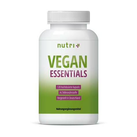 Nutri+ Vegan Essentials, 120 Kapsler