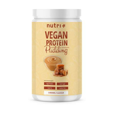 Nutri+ Vegansk Proteinpuddingpulver, 500 G Dåse