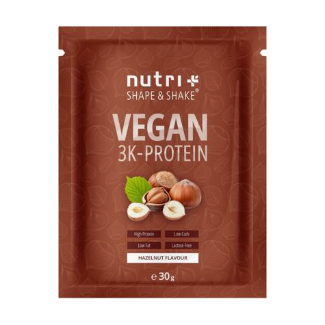 Nutri+ Vegansk 3k Proteinpulver, 30 G Prøve