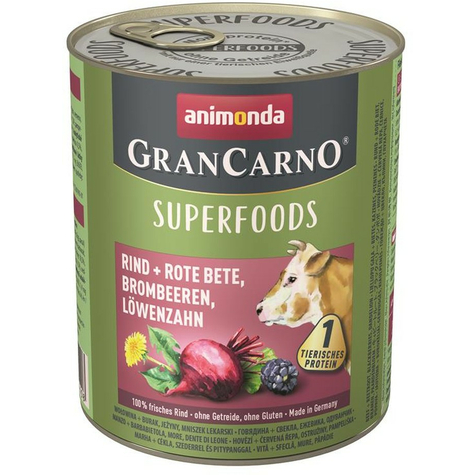 Animonda Hund Grancarno,Grancarno Superf. Oksekød 800gd