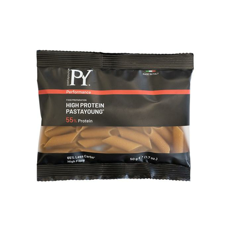 Pasta Young High Protein 55 % Penne Rigate, 50 G Portionspose