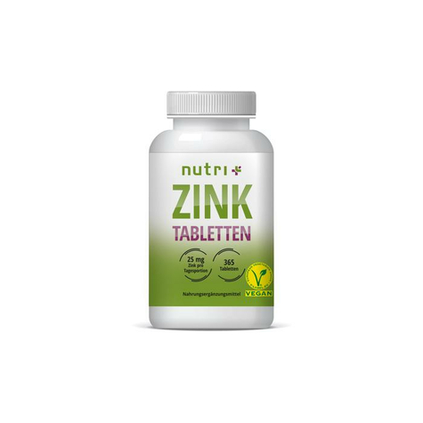 Nutri+ Zink, 365 Tabletter Dåse