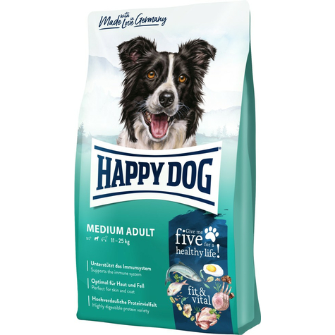 Happy Dog,Hd Fit+Vital Medium Medium Voksen 12kg
