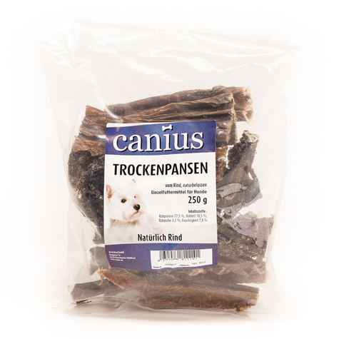 Canius Snacks,Canius Tørre Rumen 250 G