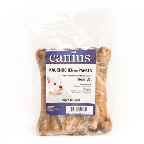 Canius Snacks, Can.Chew Bone M.Rumen 16cm 3pcs