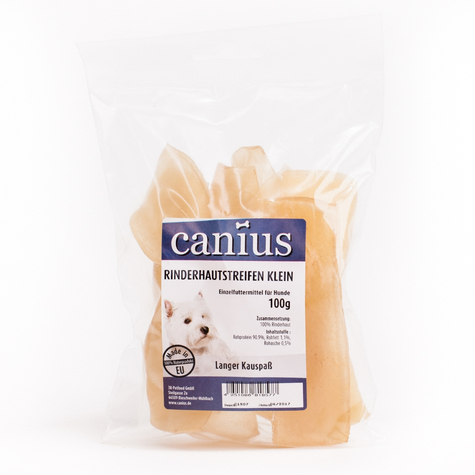 Canius Snacks,Can.Bovine.Skin.Strips.Small.Small 100g