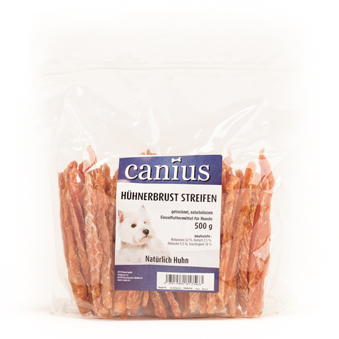 Canius Snacks,Cani. Kyllingebryststrimler500g