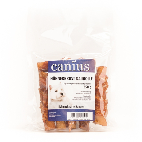 Canius Snacks,Cani. Kyllingebryst Tygge Rulle.250g