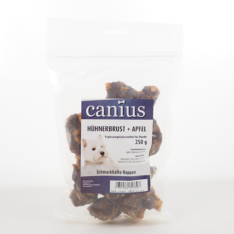 Canius Snacks,Cani. Kyllingebryst+Æble 250g