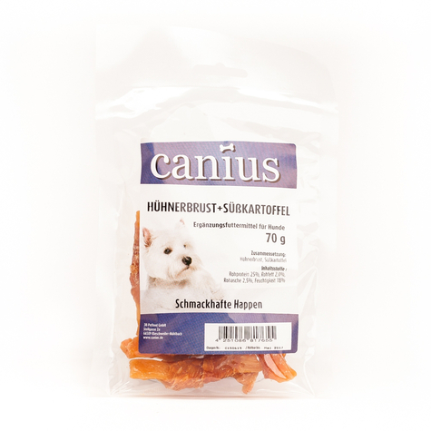 Canius Snacks,Cani. Kyllingebryst+Sød Kartoffel. 70g