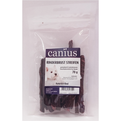 Canius Snacks,Cani. Oksebryststrimler 70g