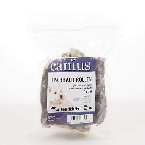 Canius Snacks, Canius Fiskehudruller 180 G