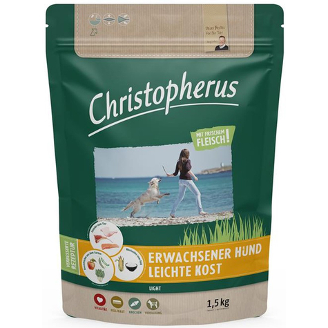 Christopherus Hund,Chris.Light Foder Gef-Rice1,5kg