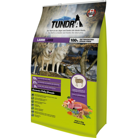 Tundra,Tundra Lammekød 3,18kg