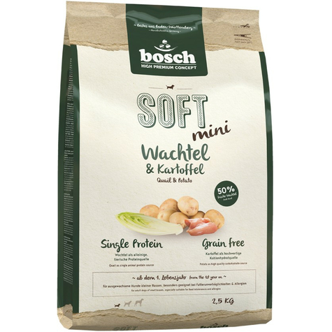 Bosch,Bos.Soft Mini Vagtel+Ka 2,5kg