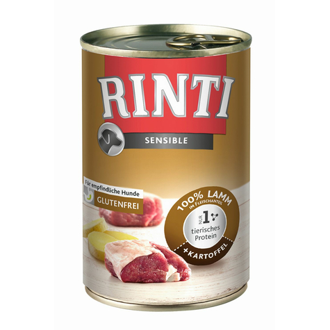 Finnern Rinti,Rinti Sensi.Lam+Kartoffel. 400gd