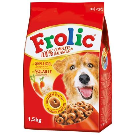 Frolic,Frolic Fjerkræ-Gem-Rei 1,5 Kg