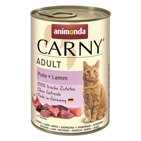Animonda Cat Carny, Carny Voksen Kalkun+Lammekød 400gd