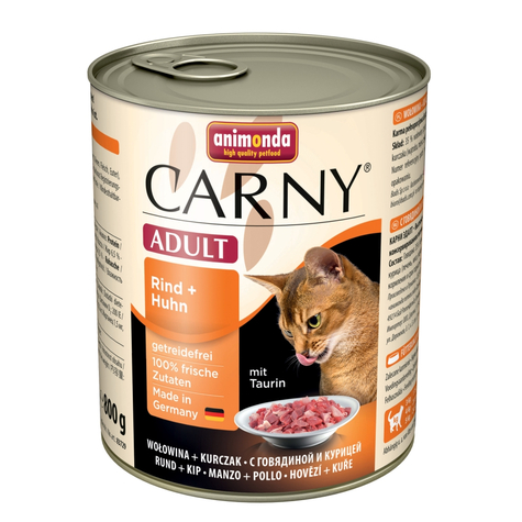 Animonda Cat Carny, Carny Voksen Oksekød+Kylling 800gd