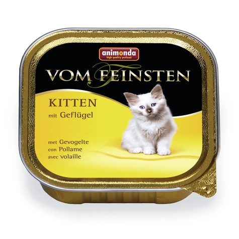 Animonda Kat Af De Fineste,V.F.Kitten Med Fjerkræ 100g S
