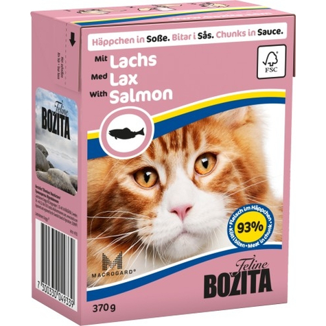 Bozita,Bz Cat Häpp.Sauce Laks 370gt
