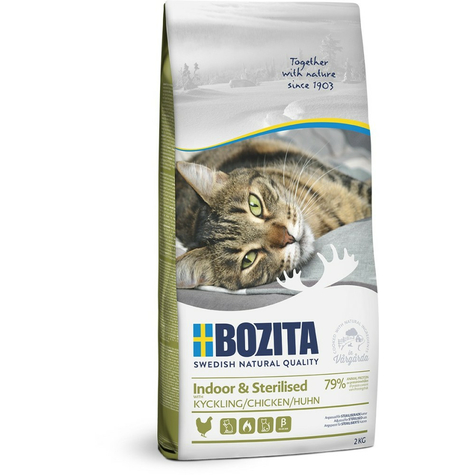 Bozita,Boz.Cat Indo+Ster Kylling 2kg