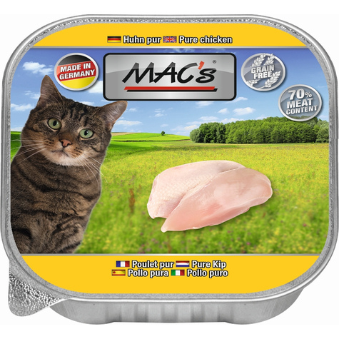 Mac's,Macs Cat Chicken Pure 85gs