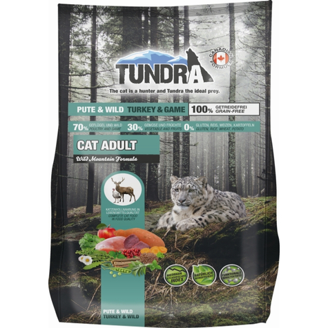 Tundra,Tundra Cat Kalkun+Vildt 1,45kg