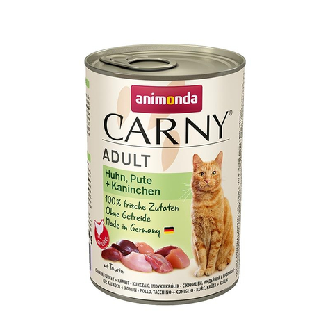 Animonda Cat Carny, Carny Kylling+Kalkun+Kanin. 400gd
