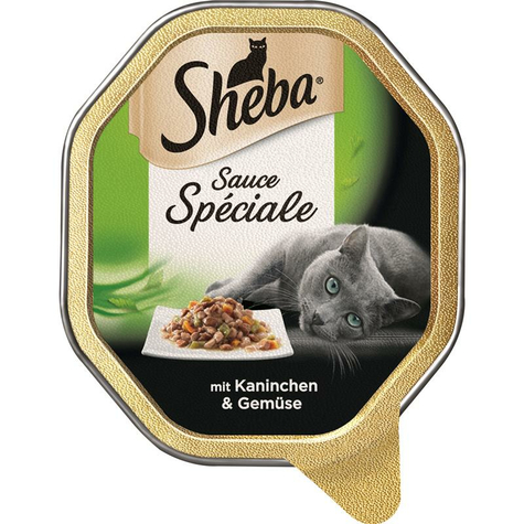 Sheba,She.Speciale Kanin+Grøntsager 85gs