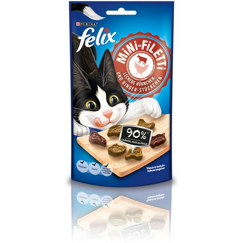 Nestle Cat,Fel.Mini-Filetti Kylling-Kød 40g