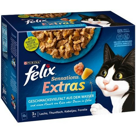 Nestle Cat,Fel Mp Sens.Extra Vand 12x85gp