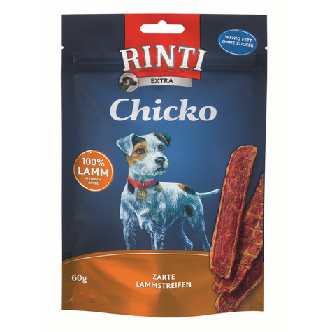 Finnern Rinti Snacks,Rinti Chicko Lammekød 60 G