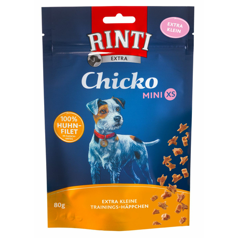 Finnern Rinti Snacks,Ri.Ext.Chicko Mini Xs Kylling 80g