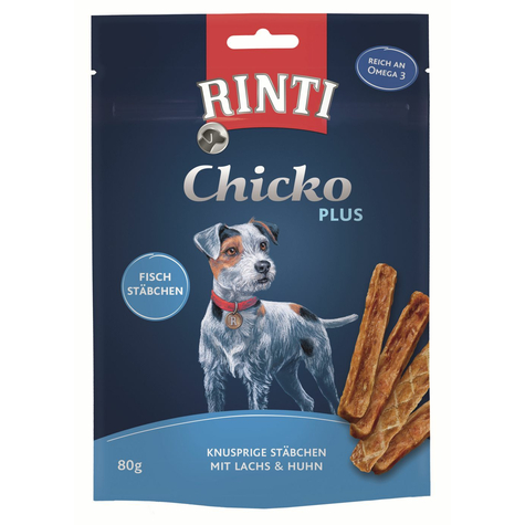 Finnern Rinti Snacks,Rin.Ex.Chicko Plus Fisk St.80g